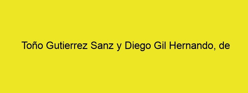 Toño Gutierrez Sanz Y Diego Gil Hernando, De Burgos, Son Los Ganadores Del CONCURSO DE DISEÑO DEL CARTEL DE LA XXVII MOSTRA JAZZ TORTOSA