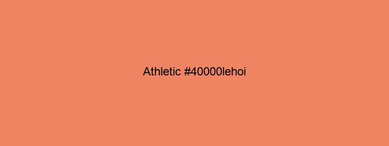 Athletic #40000lehoi