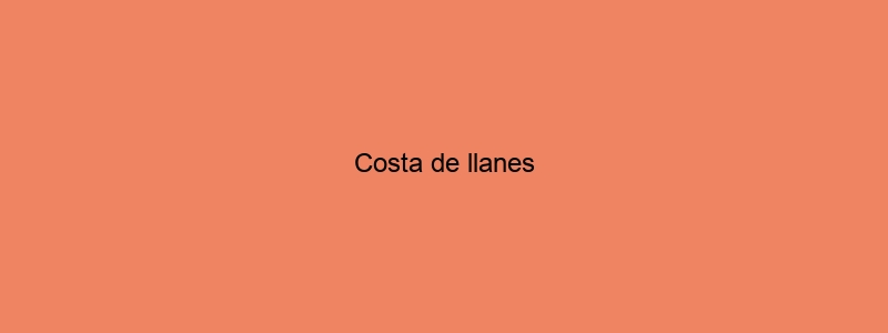Costa De Llanes