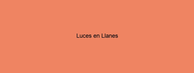 Luces En Llanes