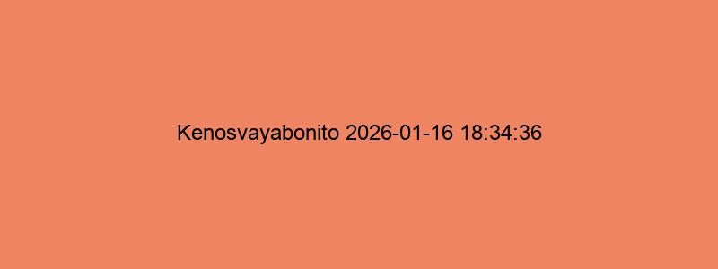 Kenosvayabonito 2026 01 16 18:34:36