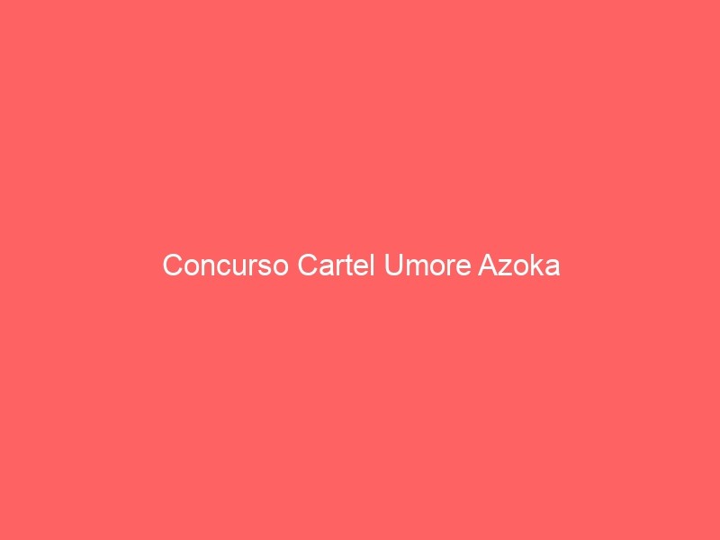 Concurso Cartel Umore Azoka